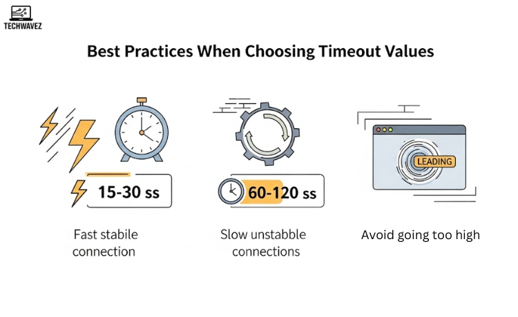 Best Practices When Choosing Timeout Values