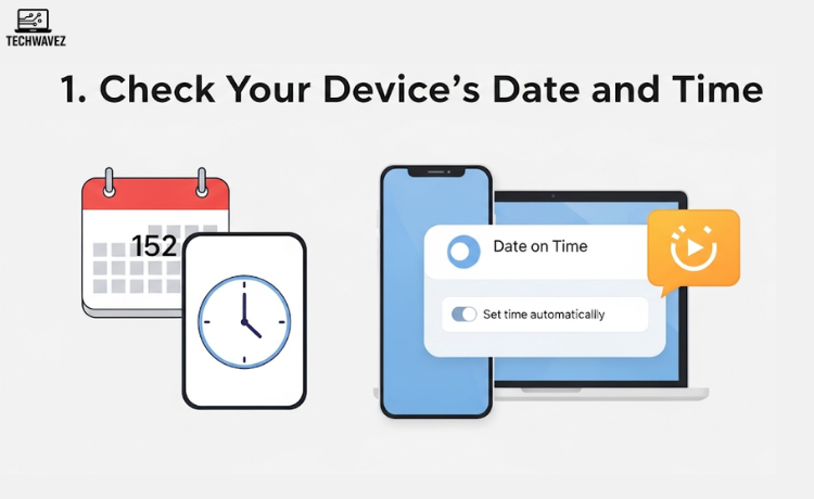 Check Your Device’s Date and Time