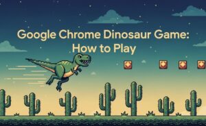 How to Play the Google Chrome Dinosaur Game