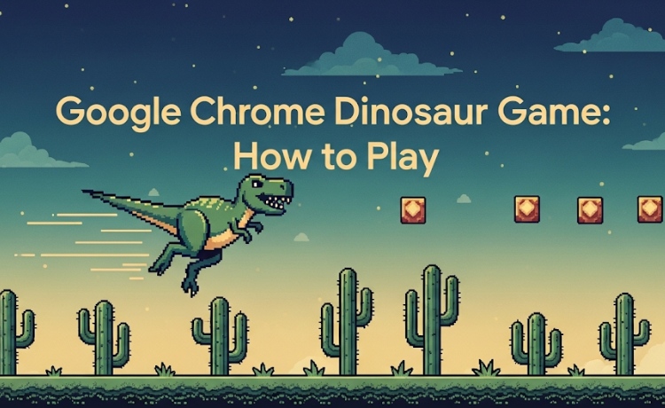 How to Play the Google Chrome Dinosaur Game