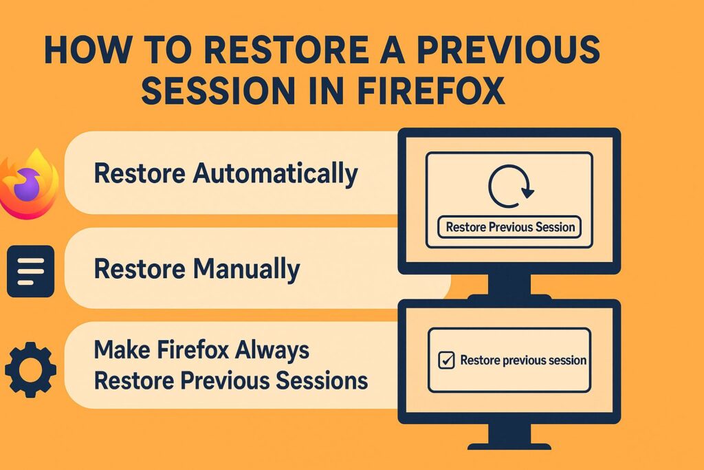 How to Restore a Previous Session in Firefox: Step-by-Step