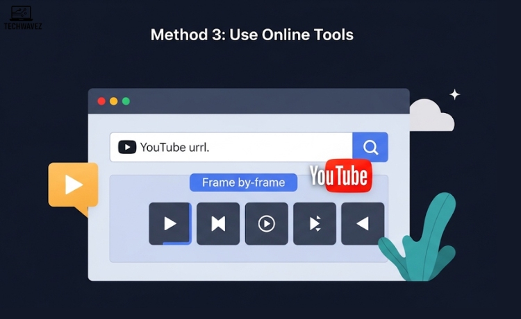 Method 3: Use Online Tools - View Frame by Frame on YouTube