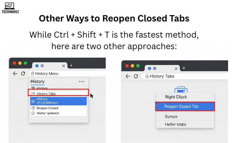 Other Ways to Reopen Closed Tabs